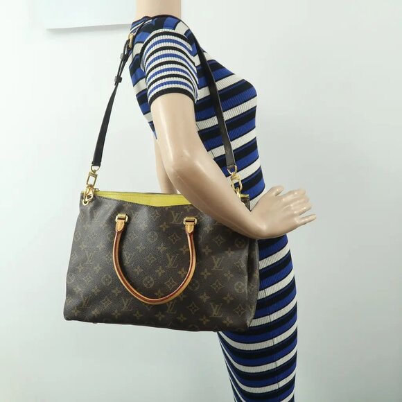 Louis Vuitton Pallas Brown Monogram Canvas Satchel 1130-052825 - Picture 12 of 12